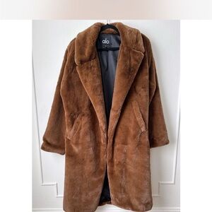 ALO Yoga oversized fur jacket!